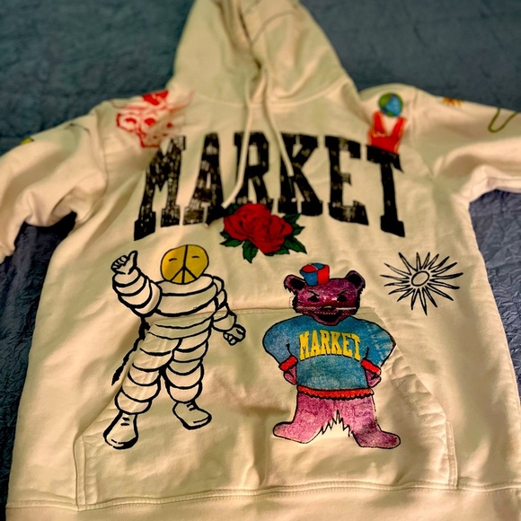 Arket Other - Market Varsity Hand Drawn Hoodie Mens Small